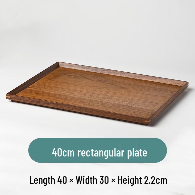 Solid Wood Black Walnut Tea Tray