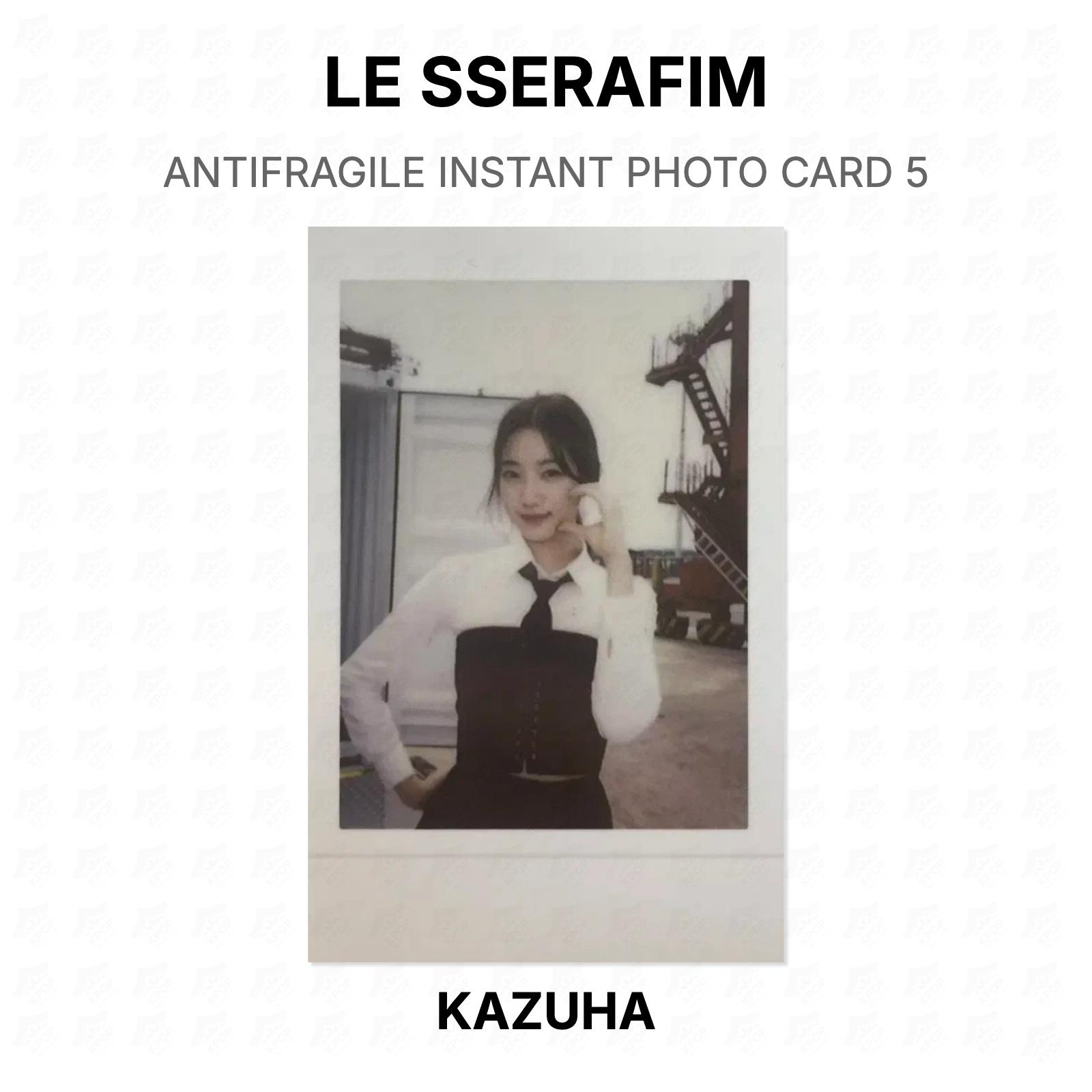 LE SSERAFIM ANTIFRAGILE INSTANT PHOTO CARD 5 Official Photocard KAZUHA