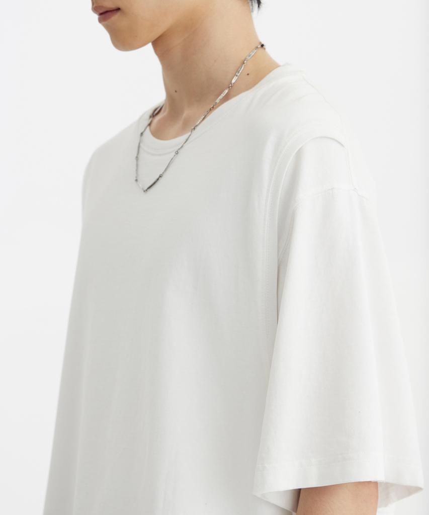 Youth Layered H/S T-Shirt - White