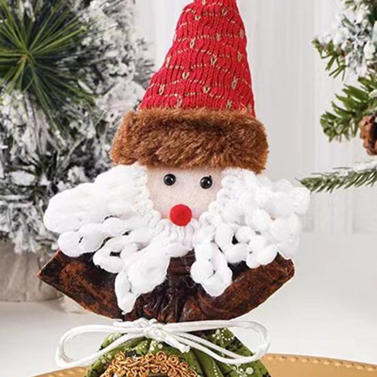 Christmas Candy Bag Reusable Christmas Treat Bag for Goodies Fruits Holiday Gift Storage Bags