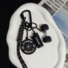 Dopamine Fitness Series Pendant Barbell Plates Detachable Barbell Plates Key Chain Bag Charm Creative Large Dumbbells Keyring