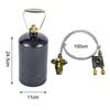 Outdoor Leere Gasflasche Kochgeschirr Zubehör Kanister Flasche Gasspeicher für Rucksacktouren Angeln Grillen Outdoor Wandern