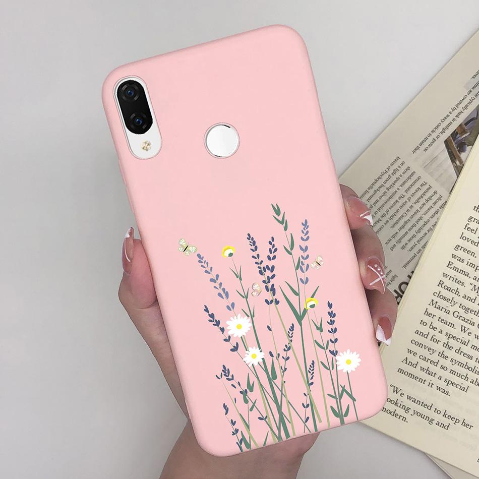 For Huawei Nova 3i Nova4 Case Shockproof Matte Cute Cartoon Soft Silicone Phone Back Cover For Huawei P Smart Plus Nova 3i Coque