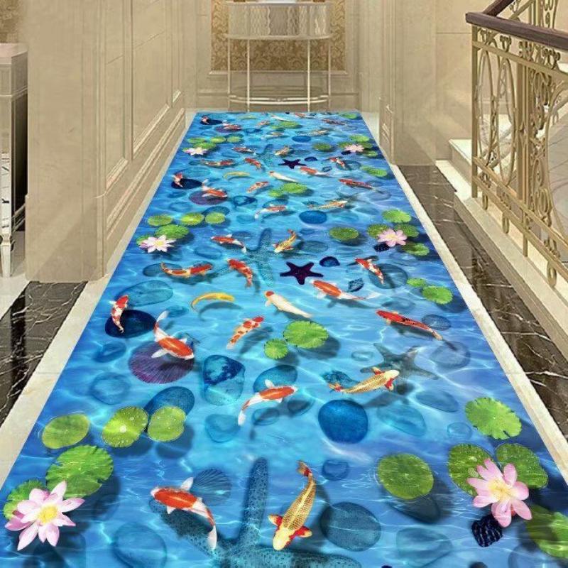 3D Carpet Living Room Carpet Bedroom Hall Entrance Hallway Mat Kitchen Non-slip Carpet