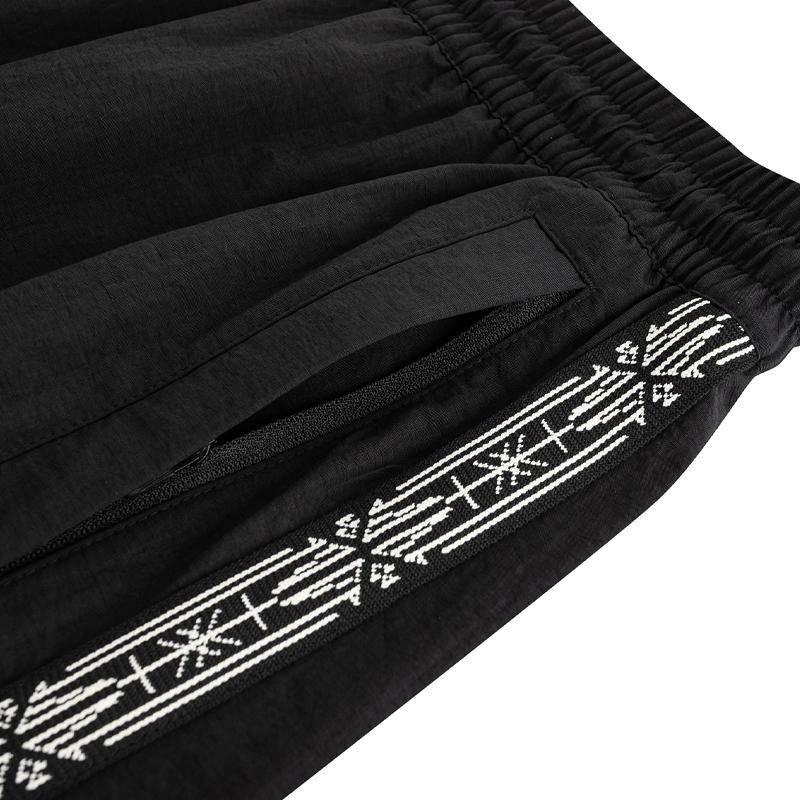 Anta Kyrie Basketball Series Fashion Versatile Trendy Simple Loose Sports Woven Casual Long Pants Unisex Bottoms Black 172631508-1