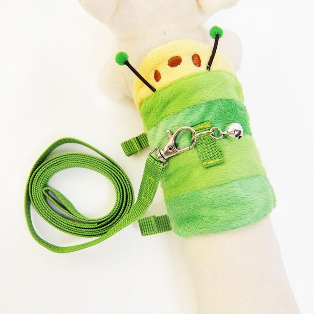 Adjustable Hamster Vest Harness Cartoon Hamster Lead Rope Soft Ferret Walking Leash Walking