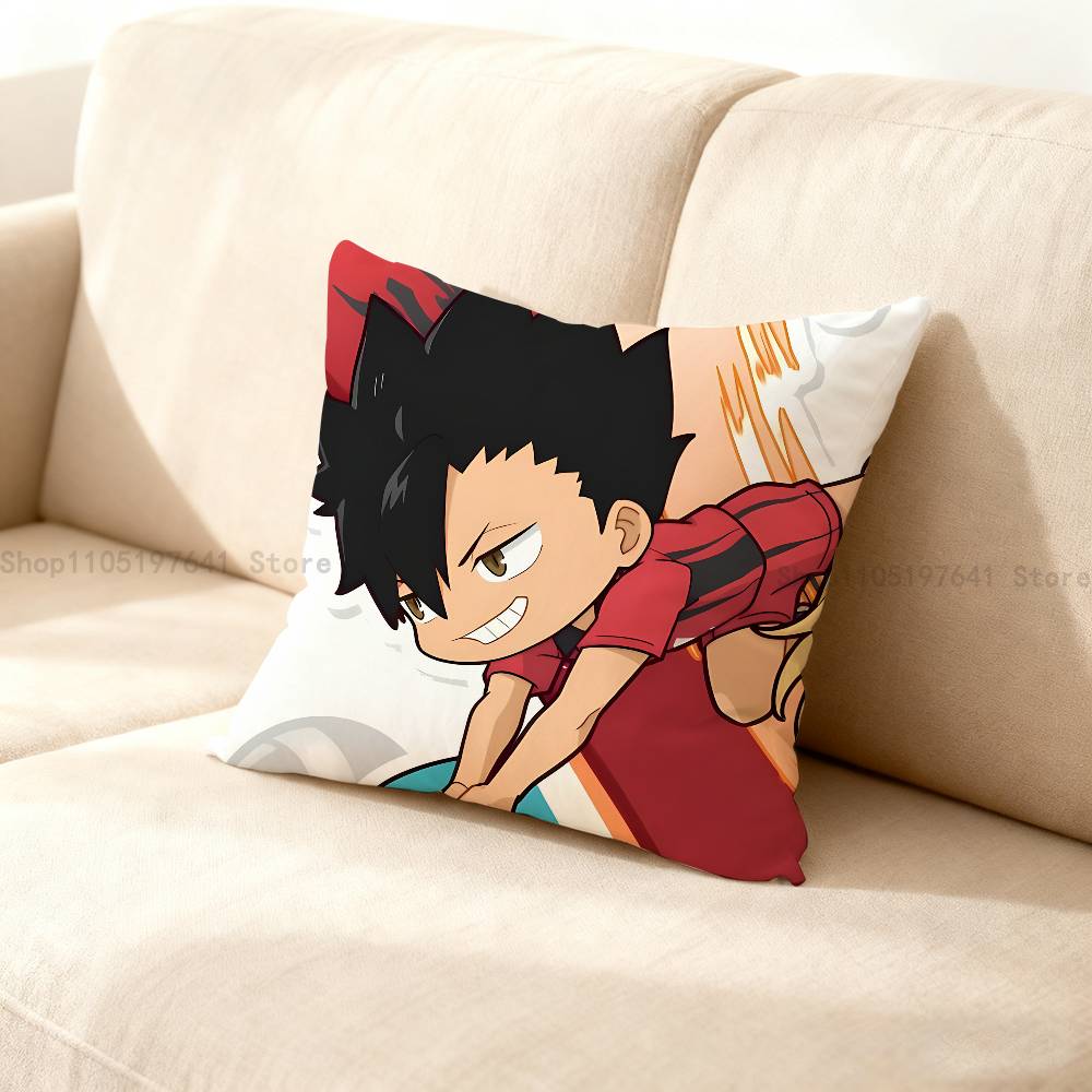 Klassische Anime H-Haikyuu Kissenbezug süße Cartoon Anime Peripherieartikel Schlafzimmer Sofa Dekorative Kissenhülle Weiche Kissenhülle