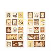 Vintage Cat Stamp Stickers for Journal Decoration with Strong Adhesive and Waterproof Feature