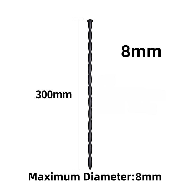 Urethral Dilator Plug Soft Flexible Silicone Wave Texture Male Urethral Stimulation Stick