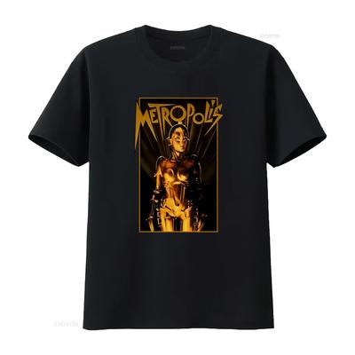 Metropolis T Shirt Silent Film Fritz Lang Science Fiction Art Deco Vintage Slightly Casual Versatile Stylish Comfortable