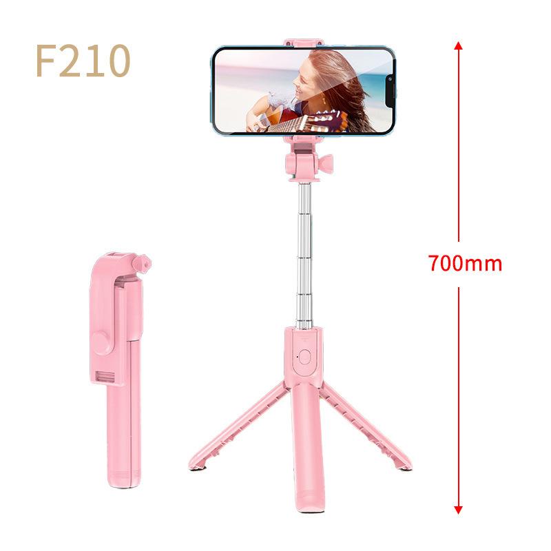 Mini Portable Bluetooth Selfie Stick & Tripod with Remote Control for Live Streaming and Phone Holder