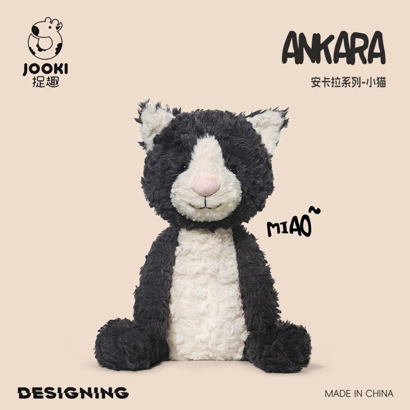 Kitten Plush Toy - Ultra-Soft Stuffed Animal, Sleep Aid Pillow & Birthday Gift for Kids