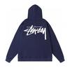 Mens Oversized Hooded Sweatshirt With Bold Letter Print Cotton Blend Loose Fit Daily Wear