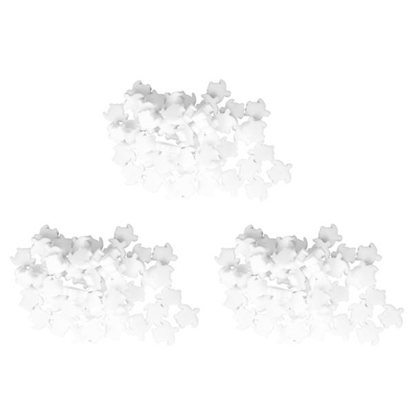 50Pcs White Floating Spa Sponge Turtle Oil Absorbing Hot Tub Skimmer Scum Absorber Cleaners for Swimming Pool