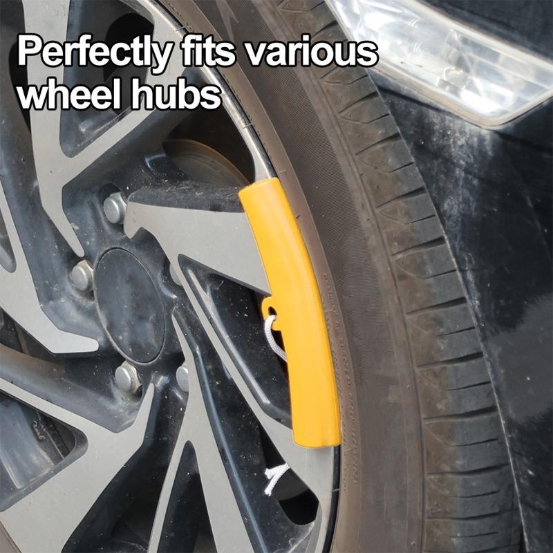 1/2PCS Car Motorcycle Wheel Guard Rim Protect Red Bicycle Car Wheel Rim Protector Tyre Changer Guard Tire Change Protection Tool