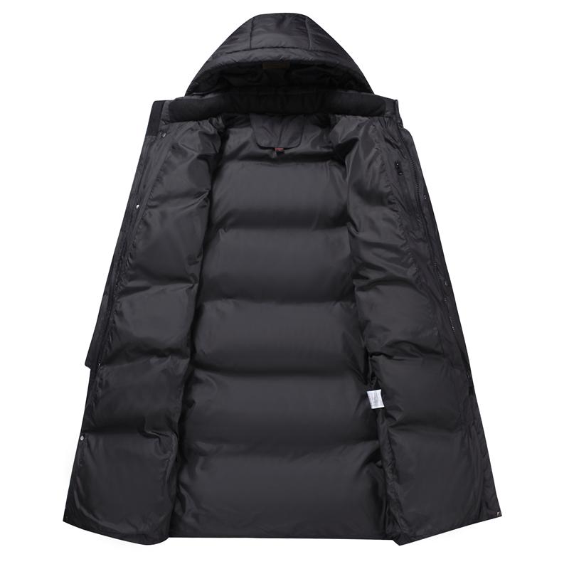 Unisex Winter Long Down Jackets For Men and Women Overcoat High Quality 2023 Fashion Black Men's Feather Coats Hooded Thick Warm Winter Parkas