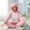 Pyjama Onesie Kigurumi Kostüm Verkleidung Rosa Schweinchen Xxl: 185 - 195cm