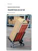 Lightweight Folding Trolley for Climbing Stairs - Multi-Purpose Handcart for Moving, Shopping, and Deliveries