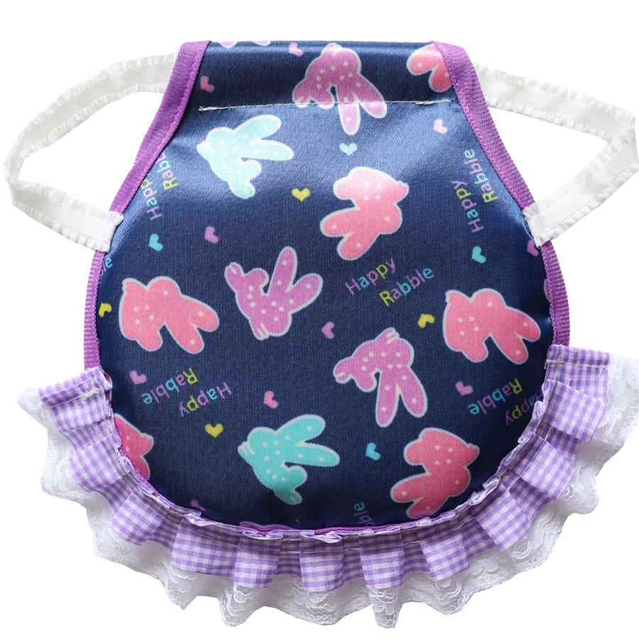 Dual-Layer Hen Saddle Apron with Feather and Back Protector