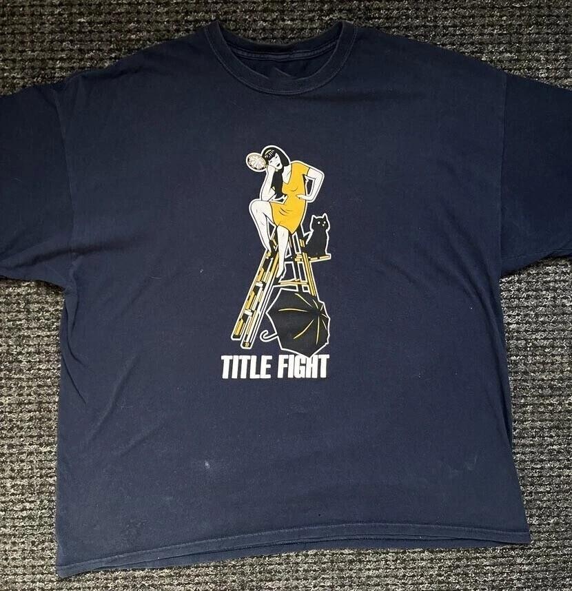 Title fight 27 Jawbreaker CAT BLACK COTTON T Shirt Full Size S-5XL AL810 Unisex T-Shirt L