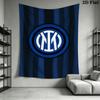 Inter Milan Logo Wallpaper Threepiece Set 1 Duvet Cover 2 Pillowcase Without Core Soft And Comfortable Christmas Birthday Gift