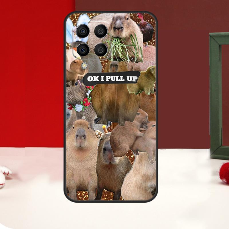 Funny Capybara Case For Samsung Galaxy M11 M21 M31 M14 M34 M54 M12 M32 M52 M15 M13 M16 M36 M56 M53 M35 M55
