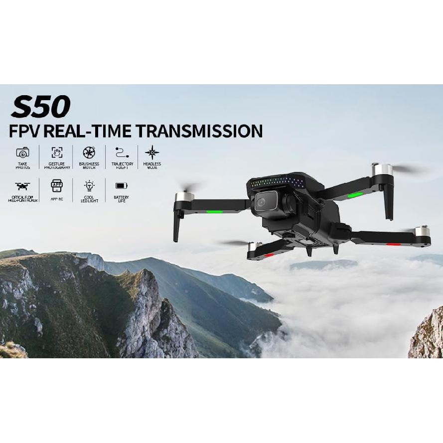 Drone with Camera for Beginners and Adults, 1080P Foldable FPV Mini Drones with 2 Batteries,One Key Take Off/Land,3D Flip,Trajectory Flight,3