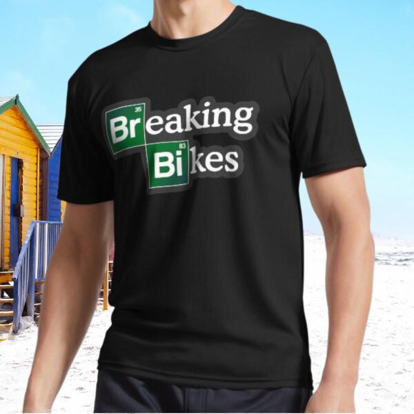 

New Breaking Bikes Active T-Shirt Funny Size S - 5XL 2XL