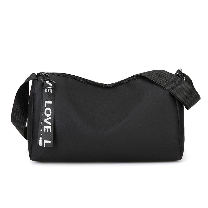 

Men s Water-Repellent Nylon Crossbody Bag, Large Capacity for Travel, Outdoor, and Sports Black (Large)