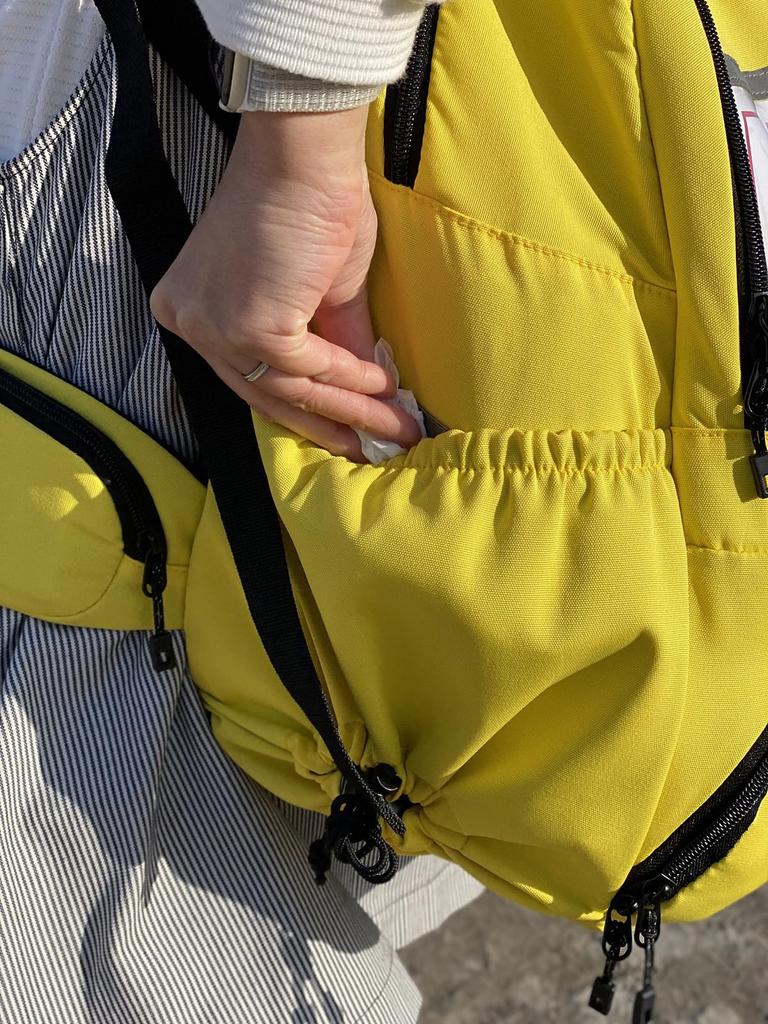 [Nihon Atex] Hinankun Backpack for Nursery Teachers, Lightens Shoulder Burden, Turquoise Blue