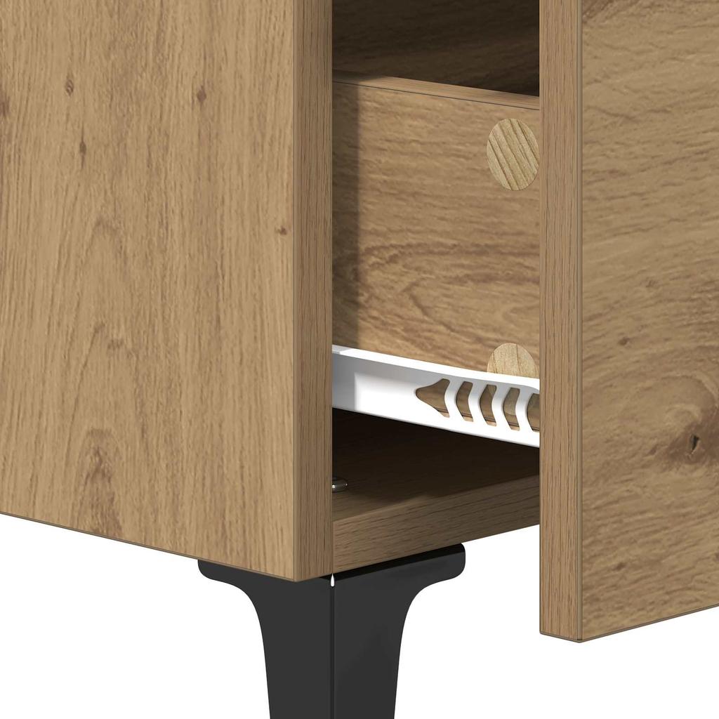 Nightstand Artisan Oak 40 x 40.5 x 66 cm Particleboard