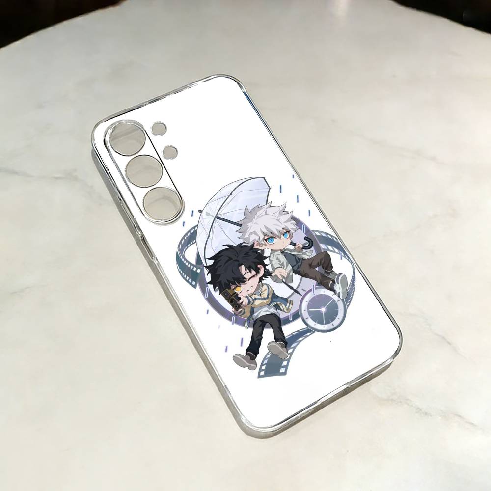 

L-Link C-Clicks wallpaper Phone Case For Samsung S25,24,23,22,21,20,30,Ultra,Plus,Fe,Lite Transparent Cover Samsung S21