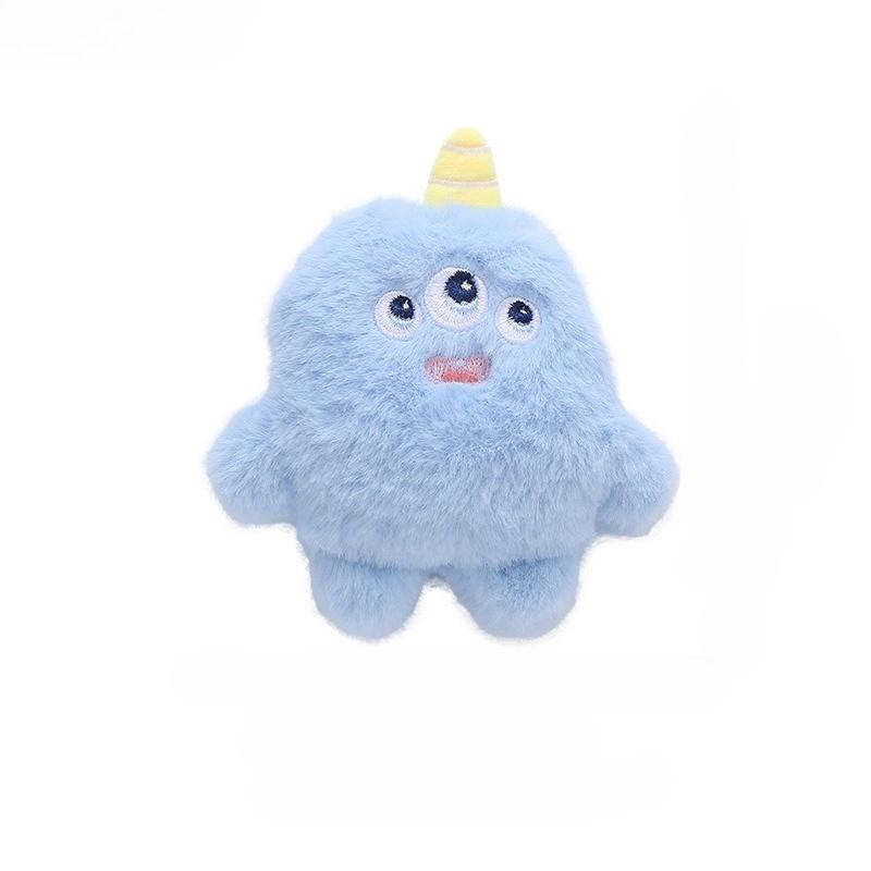 Neues Plüsch-Katzenspielzeug in Cartoonform, Selbstbeschäftigend, interaktiv, leicht waschbar, langlebig, bissfest, leicht zu reinigen, interaktives Indoor-Spielzeug