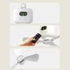 Rechargeable Ceiling Fan with Remote 4Speeds USB Ceiling Fan Hangings Fan for Camping Bed Camping Tent Canopys Cubicle