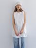 Anout Pintuck Shirt Dress White