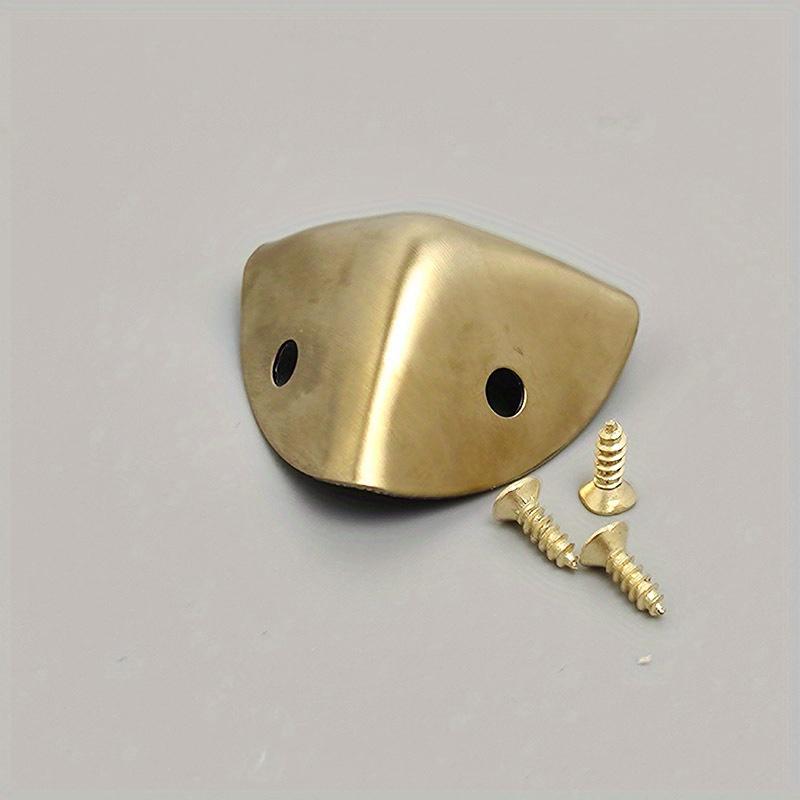 10 Pcs Metal Sheet Corner Wrapping- Gift Box Corner Wrapping Bag Corner Protection Hardware Tools 28mm with Screws Commemorative.