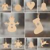Elegant Christmas Wood Chip Ornaments For Charming Tree And Home Decoration