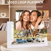 13.3 Inch Digital Picture Frame White 1280x800 WIFI Digital Photo Frame Supports Image Rotation with APP for Bedroom Home AU Plug
