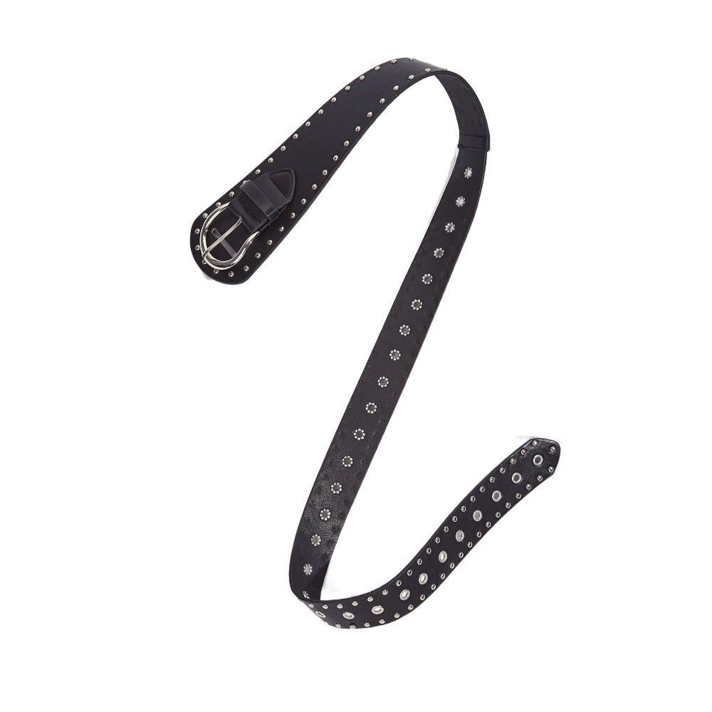 PU Leather Rivet Leather Belt Vintage Dress Jeans Waistband Trendy Women's Waist Belt  Streetwear
