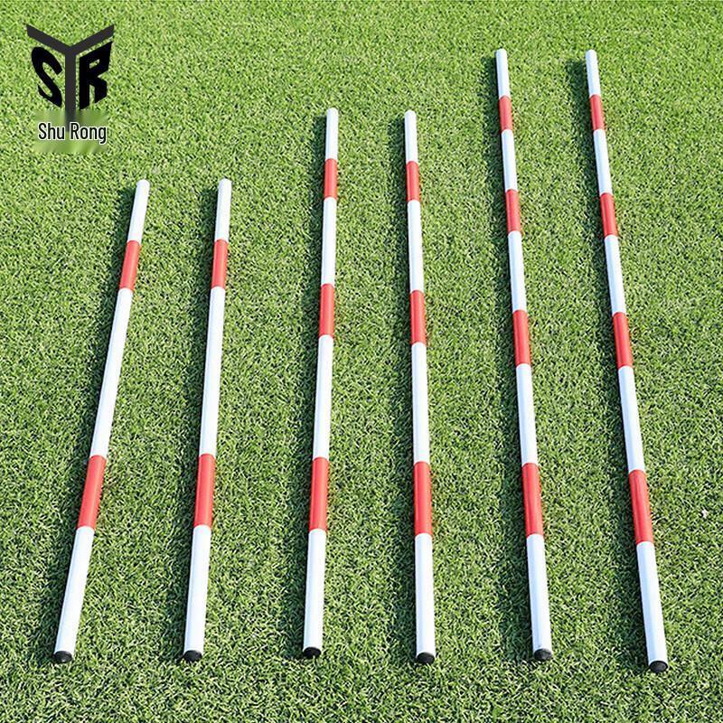 Red & White PVC Driving Training Poles