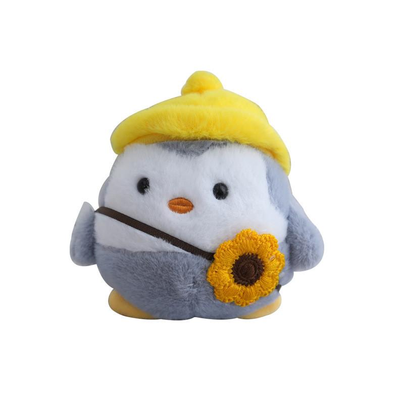 Adorable Creative Outdoor Duck Plush Doll Keychain With Soft Feeling And Cute Design