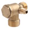 3 Ways Air Compressor Check for Valve Male Threaded 90 Degree Copper Check for V