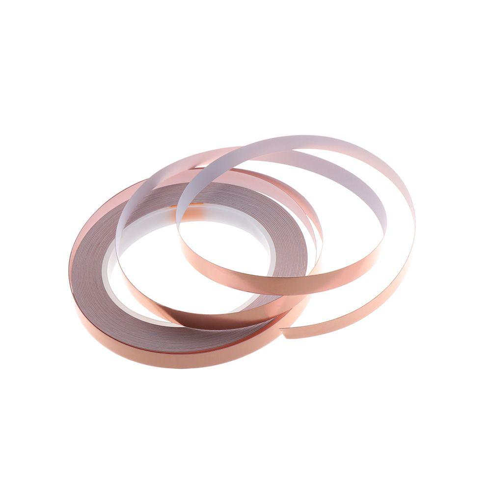 Glue Acrylic Strip Adhesive Shielding Heat Resist Copper Foil Tape Single Side Conductive