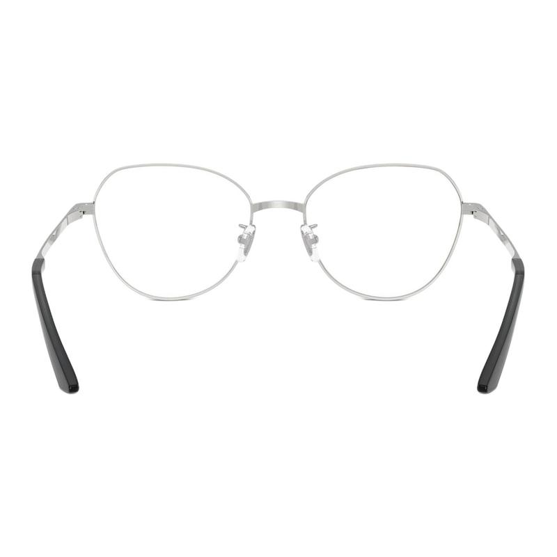 Versace Simple brand logo design metal irregular shape optical glasses women's silver 65979837 VE1313D1001-Silver 55
