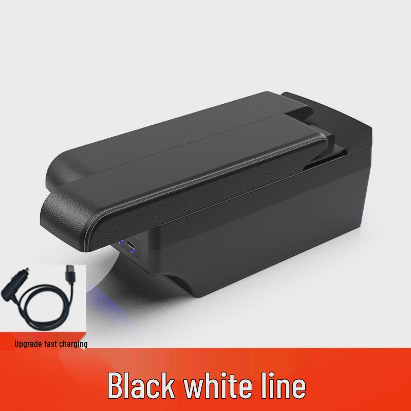 FIESTA Center Console Armrest Storage Box: Car Accessories for Interior Modification