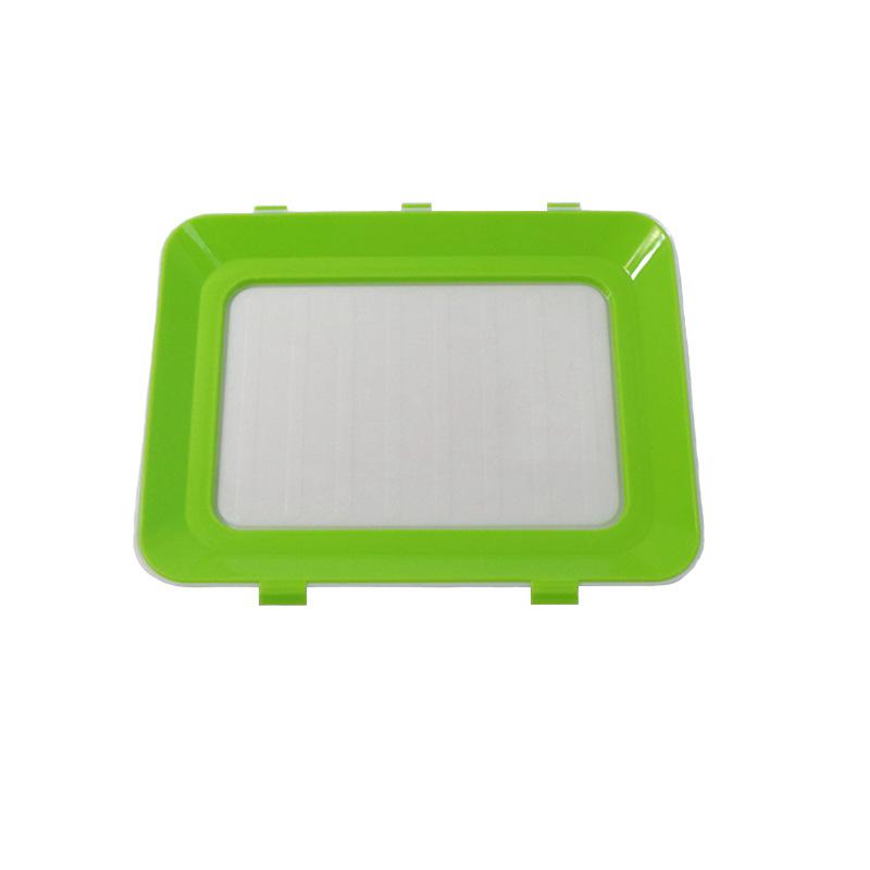 Durable  Reusable Food Storage Trays - Plastic Kitchen Organization and Restaurant Use - Fridge Replacement Storage Boxes, Battery-Free