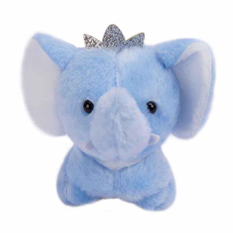 

Мультяшный плюшевый слоник и кукла-младенец, подвеска для рюкзака - подарок на день рождения 10 cm небесно-голубой