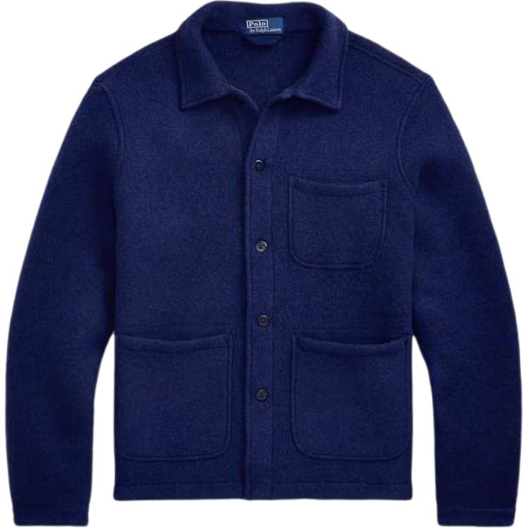 

Рубашка-куртка однотонная Polo Ralph Lauren Мужские куртки Темно-синий MNPOWOV16824007-410 XL