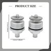 2Pcs Front Shock Absorber Screws Cover Cap for Honda CBR250 Accessories