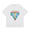 Grenzüberschreitend auf Lager exklusiv Casablanca Doppelgaze reine Baumwolle Unisex T-Shirt Hip-Hop lässig Kurzarm locker Rundhals
